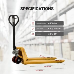 Hand Pallet Jack GY-48L21 - Image 3